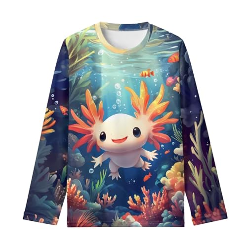 Casual T-Shirts for Teen Girls Pretty Loose Pullover Tops for Back to School Crewneck Shirts for 3-16 Years Old