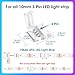 WENHSIN 10-Packs 3-Pin LED Connectors for LED Strip Lights 10MM Width Unwired Gapless Solderless Adapter Extension
