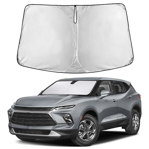 Image of EcoNour Windshield Sunshade Compatible for Chevrolet Blaze 2019-2024 2025 2026, Sun Visor for Front Windshield & Window Sun Shade Cover, UV Heat Blocker & Protector, Car Accessories