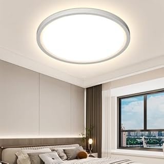 OTREN Plafon LED Oświetlenie Sufitowe 36 W, Ø30 cm Nowoczesna lampa sufitowa 6500 K, 3240 LM Nowoczesne oświetlenie sufitowe, okrągłe, IP44, do łazienki, kuchni, sypialni, na korytarz, balkon, ścianę,