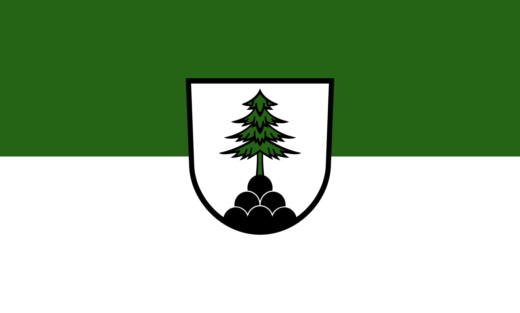 Drapeau Fichtenberg format paysage de 1.35m² pour pavoiser vos événements