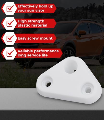 Sun Visor Mount Fits for Subaru Forester 2008-2018/ Impreza 2010 Sun Visor Mounting Bracket Holder Cover Suits for Left or Right Side Easy to Install Plastic 3D Printed (1 PC) - Thumbnail 5