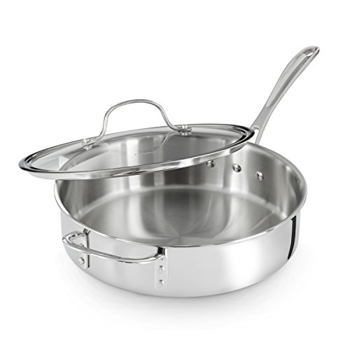 Calphalon Tri-Ply Stainless Steel 3-Quart Saute Pan with Cover