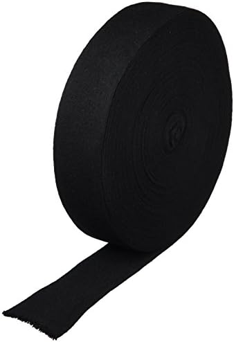 Rolyan Black Stockinette, 2″ Wide x 25 Yards, Cast Pre-Wrap, Knit Cotton Bandage for Splint Padding and Friction Reduction, Cast Fabrication Wrap, Stretches 3 Times for Comfort and Fit, Dispenser Box
