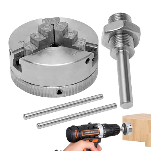 Goowafur Mandrino Para Torno Mini - Torno para Metal - Accesorios Precisos De Autocentrado Para Taller Aprendizaje Aficionado