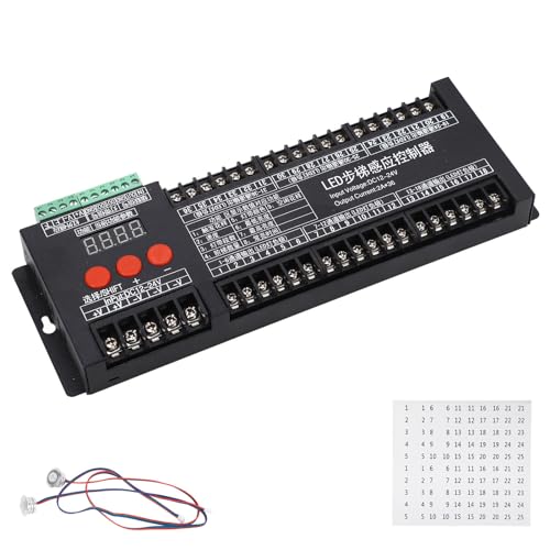 Stair Light Motion Sensor, Stairway Lighting Controller Indoor Stairs LED Lights with Motion DC 12V‑24V Sensor Staircases Motion Lights for Home Stairway