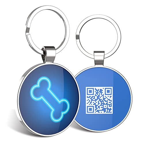DIS0NTAG Medaille pour Chien Personnalisé QR pour animaux de compagnie, etiquettes medicales en ligne gratuites pour animaux de compagnie Cover