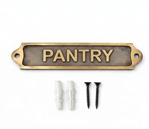 PANTRY Antique Vintage Door & Wall Plaque Sign | Classic