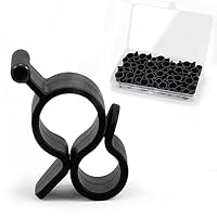 Auvent Fourgon Lot De 12 Crochets Pour Auvent Camping-Car - Rails 5/6mm Et 7/8mm - Intérieur/Extérieur, 6,8kg Charge Crochets Rail Tente Camping