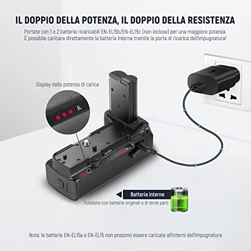 NEEWER Z7 Z6 Z5 Impugnatura Verticale per