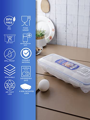 Locknlock Easy Essentials Specialty Dozen Egg Storage Container, 12-Cup #TOP2