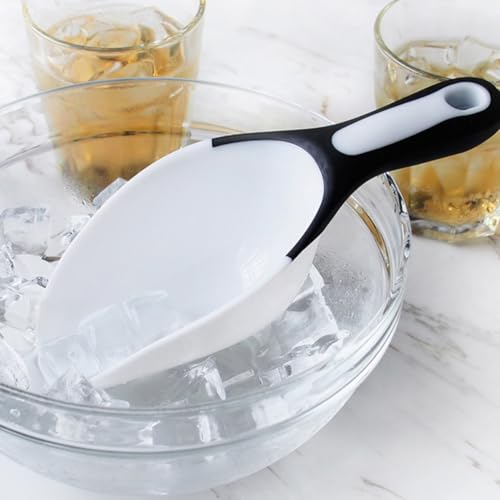 Pala para hielo de PP blanco reutilizable y ligera para granos 7