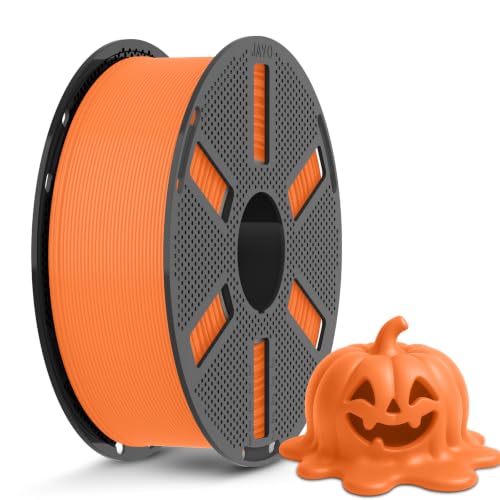 Image of JAYO Orange PLA 3D Printer Filament 1.75mm, 1.1 KG Reusable Spool | Accuracy + /- 0.02mm, Neatly Wound, No Clogging, Extra 100g, Compatible AMS, AMS Lite, Fit Most FDM 3D Printer