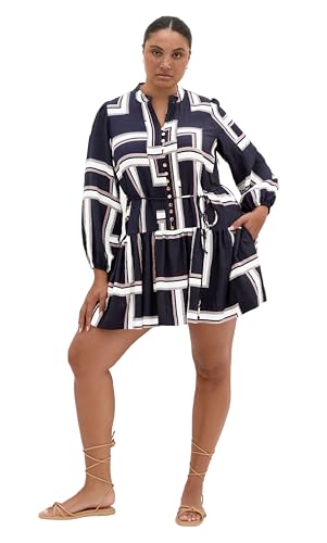 City Chic Women's Plus Size Dress - Laurie Print Mini, 26
