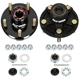 Redants 2 Sets 3500 LB Trailer Hub Kit, 5 Lug 4.5' Bolt Pattern Trailer Hub,...