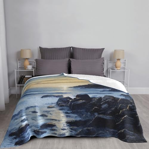Couverture en peluche légère chaude et douce jeté de canapé flanelle