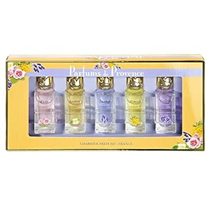 Charrier Parfums Gift Set Provence of 5 Miniatures Eau de Toilette Total 54 ml