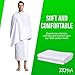Zenia Natural Hygienic 100% Cotton Ihram (Ahram/Ehram) Towel for Hajj and Umrah - Lightweight and Durable 45 in x 90 in (Ihram)