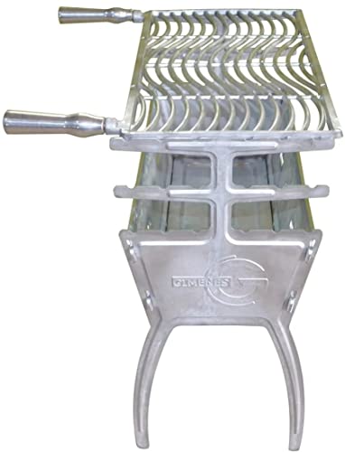 GIMENES Churrasqueira de Alumínio Fundido 81cm Desmontável, Fácil de Montar e Desmontar, Econômica