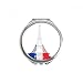 Eiffel Tower Paris France Outline Hand Compact Mirror Round Portable Pocket Glass