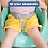Bright Starts Disney Stitch My Spot Easy-Clean Baby Booster Feeding Chair, 3-Point Harness, Washable Removable Straps, Blue