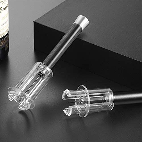 Sacacorchos Multifuncional de 4 Piezas con Bomba de presión de Aire, tapón de vacío y vertedor.