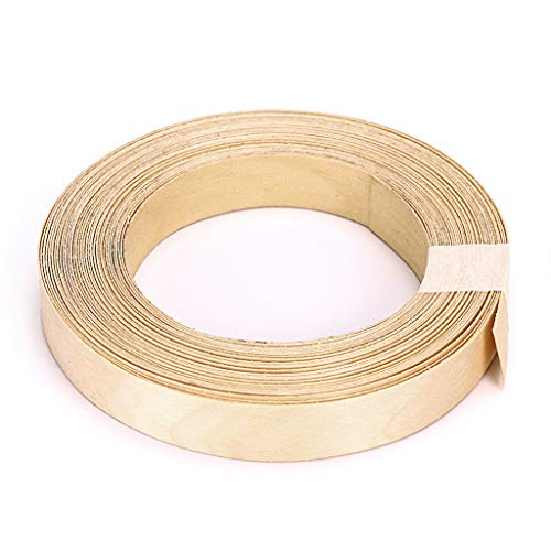 Cinta de chapa de madera de arce prepegada termoadhesiva de 19mm x 15m para cantos de armario 2