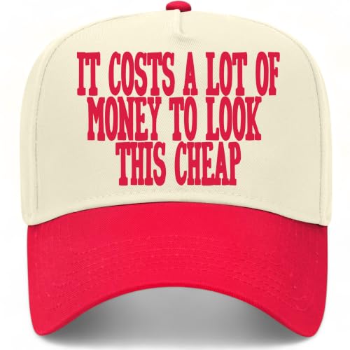 It Costs A Lot of Money to Look This Cheap Hat in Red/Natural