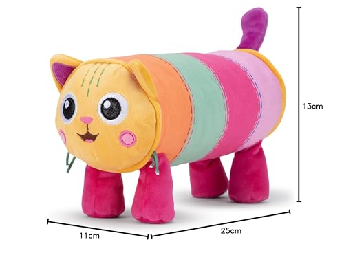 Gabby's Dollhouse 25cm Pillow Cat Plush Soft Toy (10-inches), Gray, 10 inches - Image 3