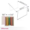 Officemate Hanging File Frame, Letter Size, Adjustable 14 to 18-Inches, 2 Count (Pack of 1),Silver, 91990