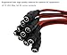 AimHD 20 Pack Female Power Pigtail DC 5.5mm x 2.1mm Connectors Upgraded AWG for CCTV Surveillance Security Camera System and Led Strips Transformer Connection