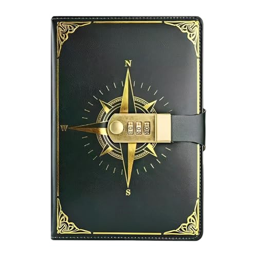 Regerly Diario con Serratura, 1 Pezzo Taccuino con Serratura a5