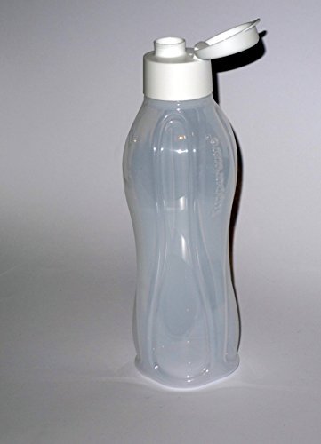 TUPPERWARE LARGE ECO WATER BOTTLE WHITE 36-oz./1 L capacity