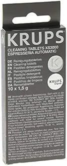 KRUPS XS3000 Cleaning Tablets for KRUPS Fully Automatic Machines For Fully Automatic Machines EA82 And EA9000
