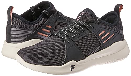 Tênis Essential, Fila, Feminino, Preto/Rosa Coral/Grafite, 40
