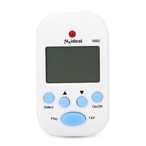 Bnineteenteam Mini elektronische metronoom M50 Tempo Metronoom Beat Tap Metronoom voor piano, viool, gitaar, drums en…