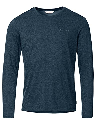 VAUDE Herren Mens Essential Ls T-Shirt, Dark Sea Uni, XL EU