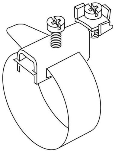 Preisvergleich Produktbild Kleinhuis Erdungs-Bandschelle 37 / 1