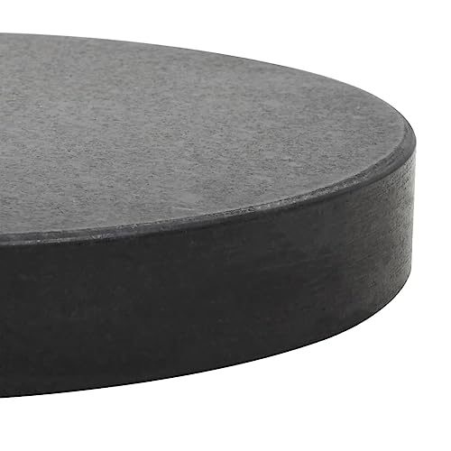 AUUIJKJF Home Items, Sonnenschirmständer, Granit, 20 kg, rund, schwarz, Anzugmöbel – Bild 6