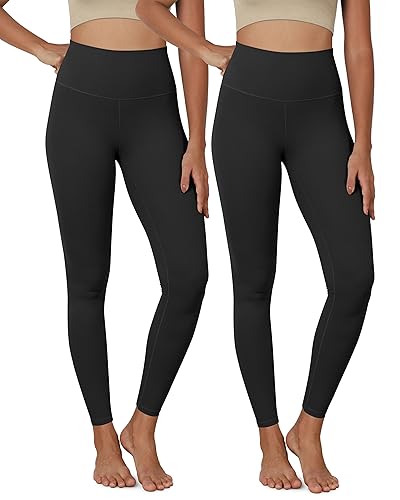 ODODOS 2-Pack Buttery Soft Lounge Yoga Leggings for Women 7/8