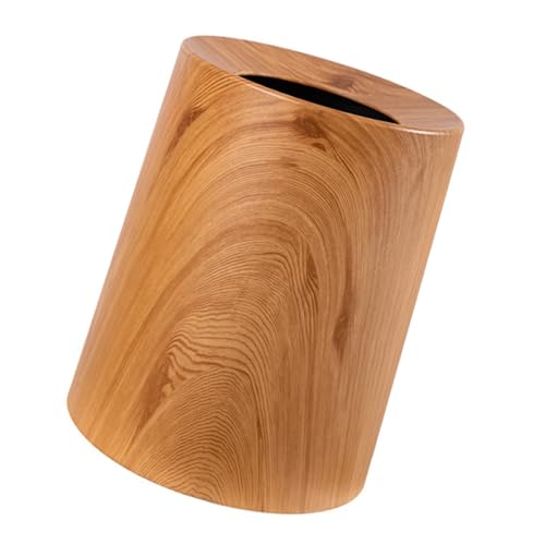 Poubelle effet bois cuisine pour maison au design moderne épuré