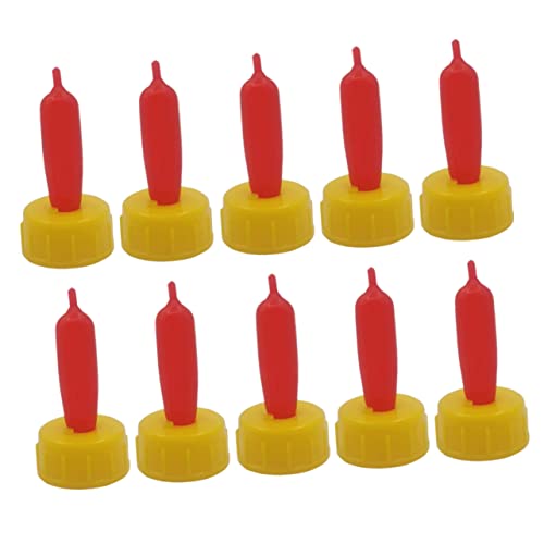 SEWOART 12pcs Sheep Goat Lamb Feeding Bottles with Nipples Ideal for Farm Durable Pacifiers for Nursing Bottles for Milk Feeding Supplies