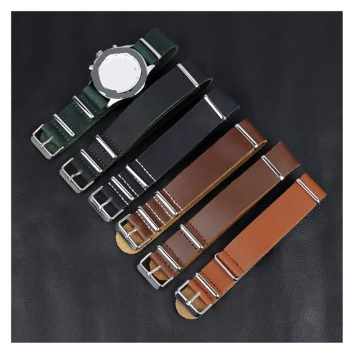 Bracelet de montre cuir rétro fait main l'histoire au poignet - 3