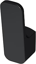 AM.PM Func A8F35522 Towel Hook Matt Black for Drilling, Hook for Towels Made of Chrome-Plated Stainless Steel, Wall Hook for Wall Mounting