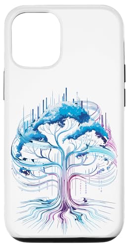 Tree Coding Programmer Computer Programming Coder Carcasa para iPhone 12/12 Pro