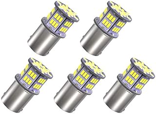 YITAMOTOR 5x 1156 LED Bulb White for Car Camper RV Lights, 650 Lumens