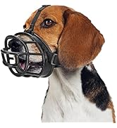 Nobleza-Maulkörbe für Hunde, Verhinderung des Beißens Kauen und Bellen,Atmungsaktiver Silikon-Kor...