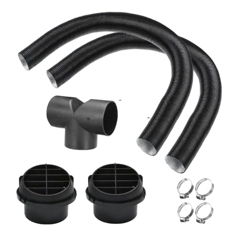 3-Inch Diesel Heater Ducting Kit with Connectors