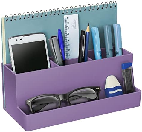 Acrimet Organizador de Mesa Multi Organizer, Cor Lilás Sólido, 95...