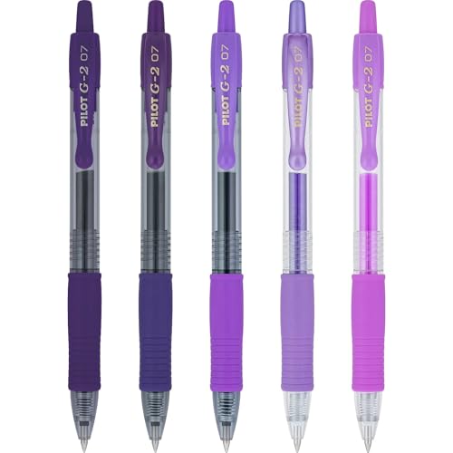 Bolígrafo retráctil Pilot G2 gel punto fino 0.7mm, 5 unidades miniatura 2